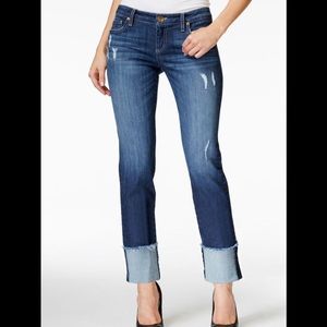 Kut from the Kloth Distressed Boyfriend Jeans, 6